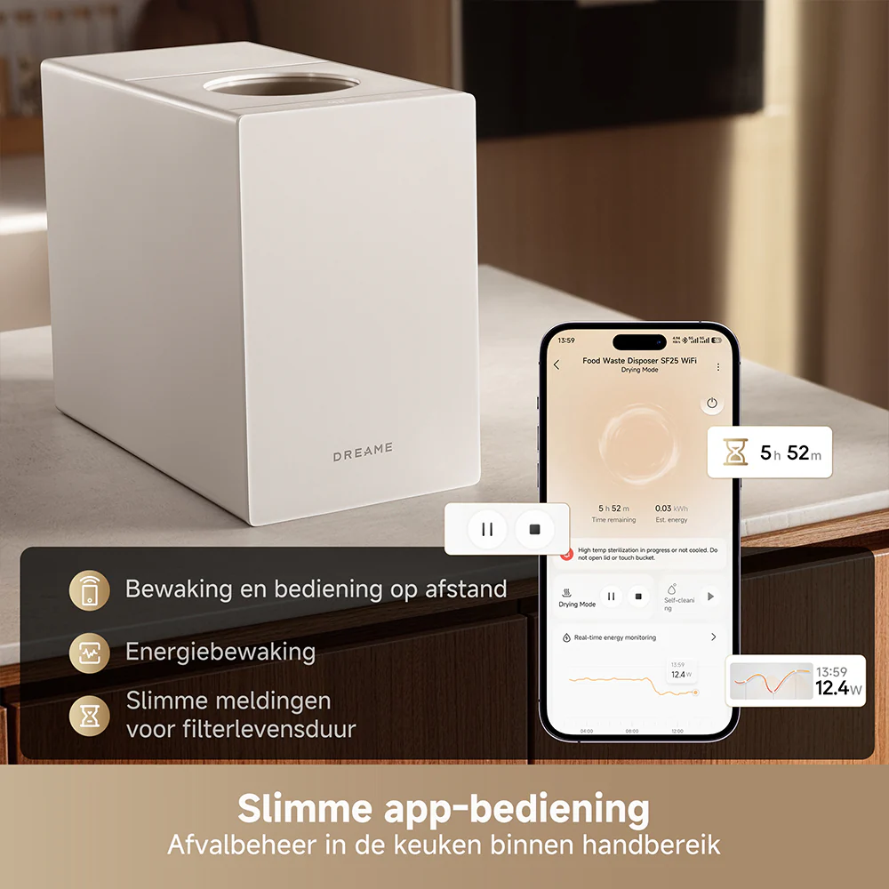 Dreame voedselafvalverwerker SF25 WiFi - Image 4